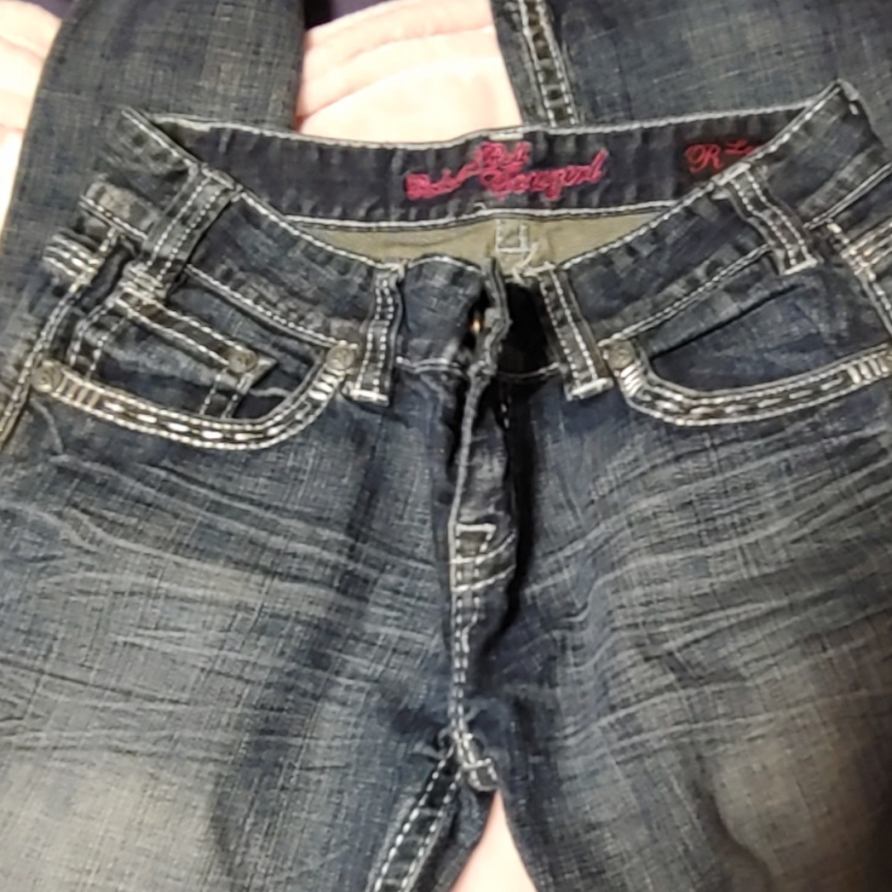 CUTE ROCK AND ROLL COWGIRL JEANS